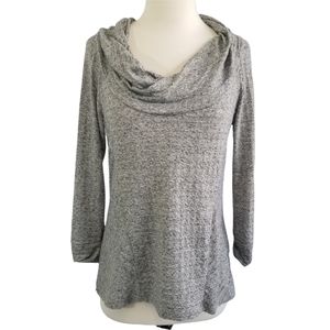 ONE SEPTEMBER Anthropologie Womens Gray Yorkshire Textured Top Size S‎